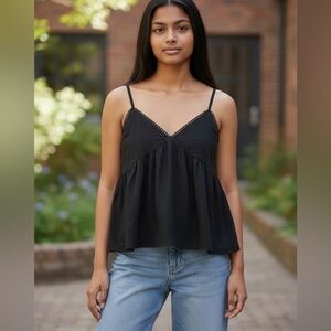 Newbury Kustom Black Camisole Top